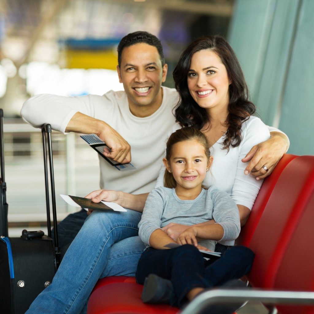 Family In Airport